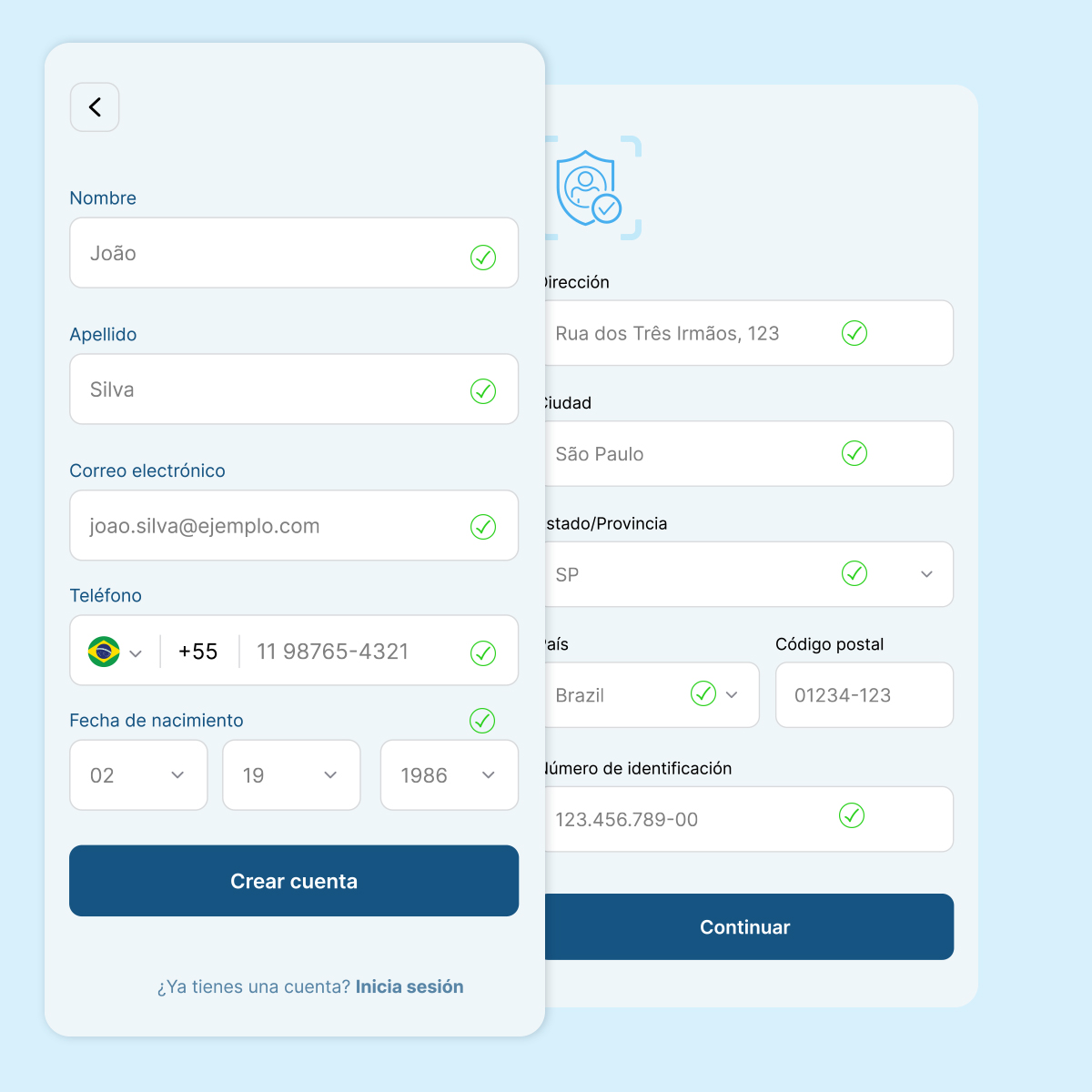 Coincidencia de Base de Datos para Verificación de Identidad